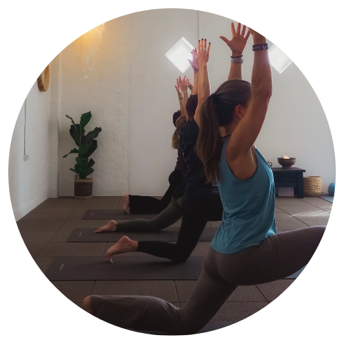 En Yin og Flowpraksis sammensættes ud fra Prana Flows intelligente sekvensering, hvor dynamiske bevægelser og yogastillinger langsomt låser kroppens muskulatur op.